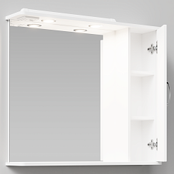 Водолей Мебель для ванной Колумбия 85 R белый – фотография-10